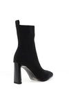 Redz Modern Block Embellished Heeled Ankle Boots, Black