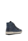 Remonte Lace Up High Top Trainers, Blue