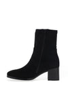 Remonte Faux Suede Heeled Boots, Black