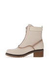 Remonte Zip Detail Ankle Boots, Cream