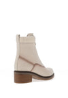 Remonte Zip Detail Ankle Boots, Cream