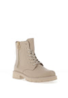 Remonte Zip Detail Lace Up Boots, Beige