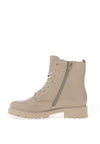 Remonte Zip Detail Lace Up Boots, Beige