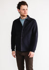 Remus Uomo Button Up Cardigan, Navy