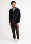 Remus Uomo Button Up Cardigan, Navy