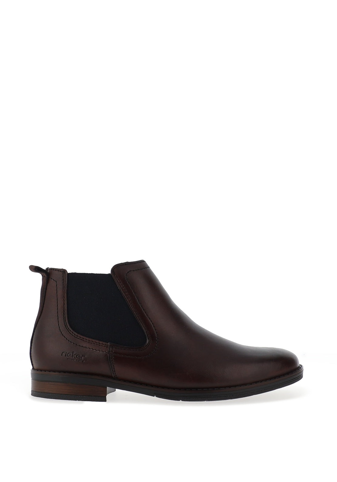 Rieker Men’s Side Zip Chelsea Boots, Dark Brown - McElhinneys