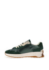 Rieker Evolution Metallic Contrast Panel Trainers, Green