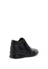 Rieker Zip Detail Wedge Shoes, Black