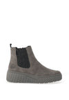 Rieker Leather Platform Chelsea Boot, Grey