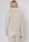 Rino and Pelle Juno Faux Fur Biker Jacket, Birch