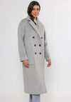 Rino and Pelle Teuni Double Breasted Long Coat, Grey