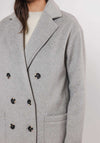 Rino and Pelle Teuni Double Breasted Long Coat, Grey