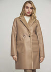 Rino & Pelle Ivon Reversible Double-Breasted Coat, Tan