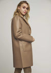 Rino & Pelle Ivon Reversible Double-Breasted Coat, Tan