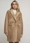 Rino & Pelle Ivon Reversible Double-Breasted Coat, Tan