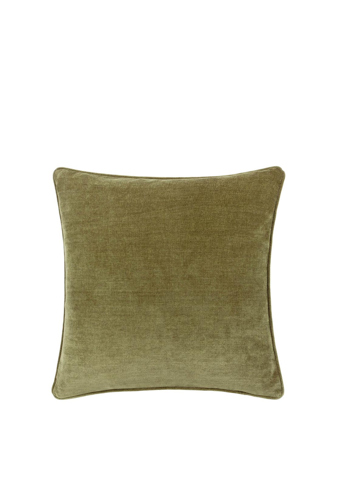 Riva Yard Heavy Chenille Feather Cushion 50x50cm, Olive - McElhinneys