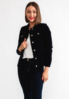 Robell Happy Corduroy Short Jacket, Navy