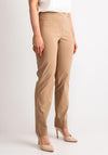 Robell Marie Full Length Slim Leg Trousers, Sand Beige