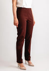 Robell Bella Full Length Stretch Trousers, Brown