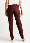 Robell Bella Full Length Stretch Trousers, Brown