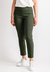 Robell Slim Fit Bella Trousers, Khaki Green