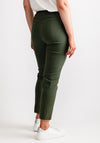 Robell Slim Fit Bella Trousers, Khaki Green