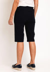 Robell Bella 05 Slim Knee Length Shorts, Navy