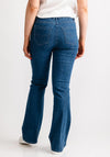 Robell Joella Flared Leg Jeans, Light Blue Denim