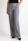 Robell Cloe Wide Leg Trousers, Grey