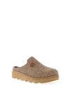 Rohde Wool Trim Mules, Brown