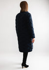 Normann Padded Long Coat, Navy