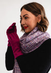 Serafina Collection Scarf and Glove Gift Set, Purple