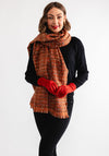 Serafina Collection Scarf and Glove Gift Set, Orange