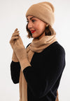 Serafina Collection Hat, Scarf & Gloves Gift Set, Camel