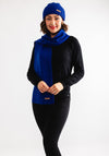 Serafina Collection Hat & Scarf Gift Set, Royal Blue