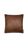 Scatterbox Nanouk Faux Leather 43x43cm Cushion, Brown