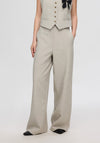 Selected Femme Wide Leg Trousers, Grey