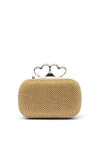 Zen Collection Diamante Clutch Bag, Gold