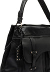 Zen Collection Satchel Shoulder Bag, Black