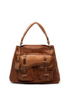 Zen Collection Satchel Shoulder Bag, Tan