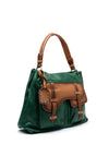 Zen Collection Satchel Shoulder Bag, Green