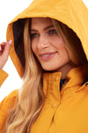 Serafina Collection Waterproof Jacket, Mustard Yellow