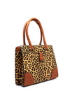 Zen Collection Leopard Print Grab Bag, Tan