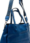 Zen Collection Patterned Strap Crossbody Bag, Blue