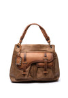 Zen Collection Satchel Shoulder Bag, Light Brown