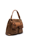 Zen Collection Satchel Shoulder Bag, Light Brown