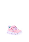 Skechers Girls Heart Lights Retro Hearts Trainer, Pink