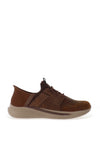 Skechers Slade Zachary Slip-Ins Trainers, Dark Brown