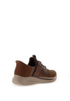 Skechers Slade Zachary Slip-Ins Trainers, Dark Brown