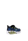 Skechers Boys S Lights Bolt Brights Trainer, Blue